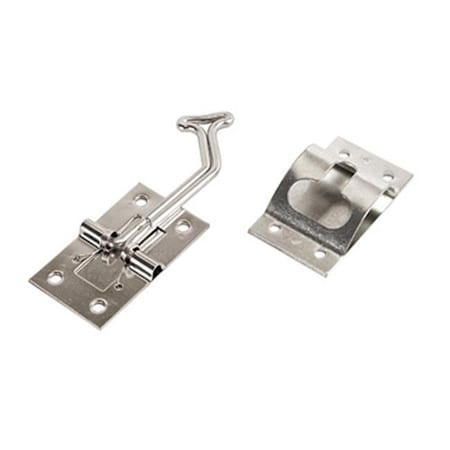 E275 Entry Door Holder; 45 Degree; Stainless Steel